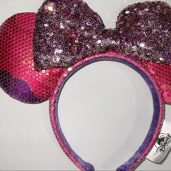 Disney Parks New Year pink sequined ears - Picture 2 of 4